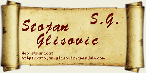 Stojan Glišović vizit kartica
